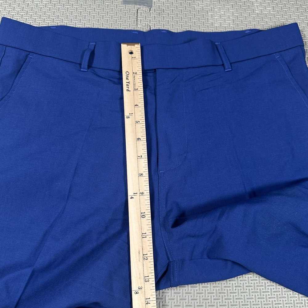 Greyson Golf Pants Trousers Serrano 36x32 Performance Blue Wool Spandex $228 EUC - Picture 8 of 13